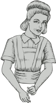 50 s Advertise Female 9